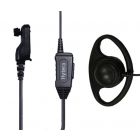 EHN37-P D-kõrvaklapp koos in-line MIC PTT&VOX, AP5/BP5 seeria jaoks Hytera