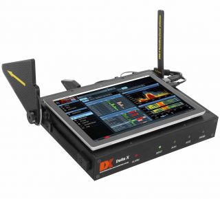 Delta X G2/6 Reaalajas sweeper. Formaat: magnetiliste hoidikutega käeshoitav seade sülearvuti või tahvelarvuti jaoks. Sagedusvahemik 9 kHz - 6 GHz. Uuendamiskiirus 2-3 GHz sekundis.