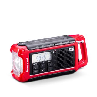 Midland ER200 hädaabi seade, päikesepatarei, dünamo, akupank, AM/FM raadio - Maailmalõpuraadio
