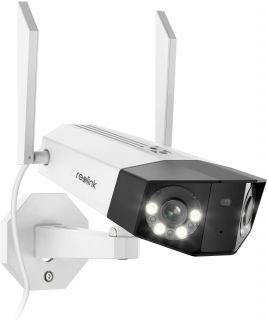 Valvekaamera Reolink Duo 2 WiFi 4K kahe objektiiviga, isiku ja sõiduki tuvastusega