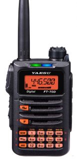 Yaesu FT-70DE C4FM/FM 2m/70cm Dual Band Handheld