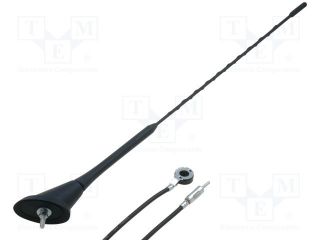 Autoraadio antenn 0.41m, 5m kaabel