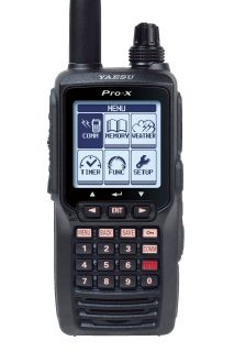 Yaesu FTA-550L Airband COM radio with VOR NAV