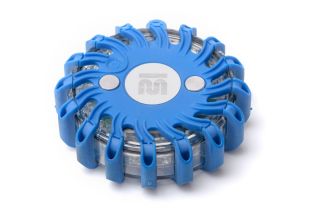 Mactronic signaal ketas, sinine valgus, laetav, komplektis (230V and 12V laadija), sinine värv