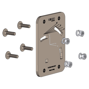 Sirio SA198 Steel Tilting Bracket for Sirio WY-Series, Tilting Maximum 20 degrees