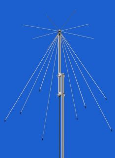 AH-8000 Omnidirectional discone antenna for receivers 100 - 3300 MHz Icom
