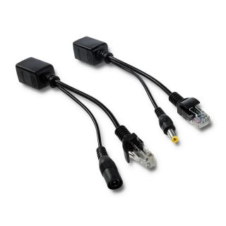 QOLTEC-50579 Passive PoE power adapter LAN RJ-45