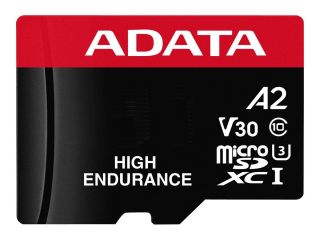 ADATA High Endurance | Flash memory card | 64 GB | microSDXC UHS-I Memory Card | Speed Class A2 / Video Class V30 / UHS-I U3 / Class10
