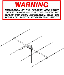 SY 4 YAGI 4 ELEM. Tunable baasantenn